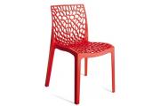 Jídelní židle Gruvyer, vhodná i pro venkovní použití, skladem červená,antracitová, 790 Kč
