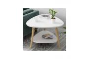 Konferenční stolek Latte, š 60 x v 42, bílá/borovice, 1 140 Kč