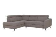 Sedací souprava Bilbao, rozkládací s úložným prostorem, polohovatelné opěrky hlavy, š 264 x hl 209 x v 87 - 102, ložná plocha 120 x 192, skladem v látce Puente 06, 26 490 Kč