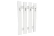 Věšákový panel Korado, š 70 x hl 3 x v 100, bílá, 1 190 Kč