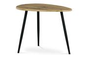 Odkládací stolek AF-3011 OAK, š 60 x hl 40 x v 45, dub/černá, 590 Kč