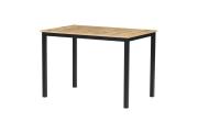 Jídelní stůl GDT-202 OAK, š 110 x hl 70 x v 75, dub divoký/černý kov, 1 790 Kč